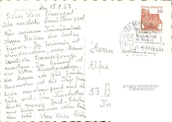 Bad Schwalbach (Stempel) – Bild 2