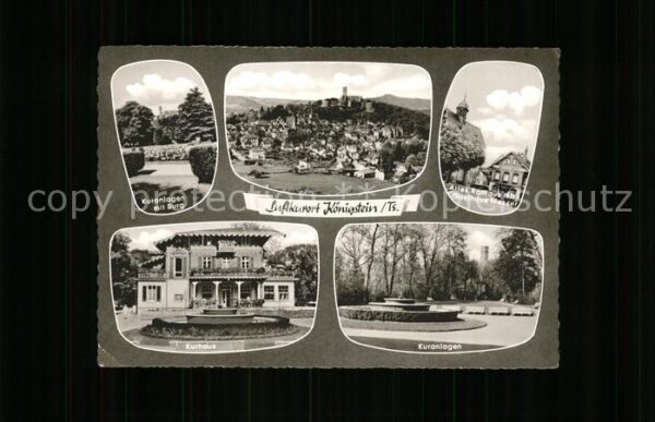 Koenigstein Taunus Kurhaus u.Altes Rathaus mit Gasthaus Me