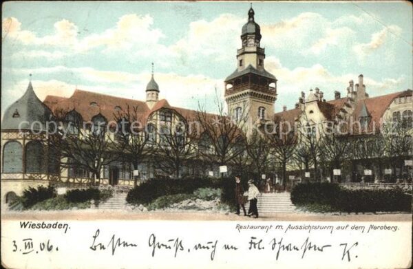 Wiesbaden Restaurant m.Aussichtsturm auf dem Nero