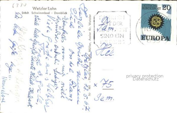 Wetzlar Schwimmbad u.Domblick – Bild 2