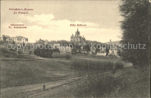 Koenigstein Taunus Sanatorium Dr.Kohnstamm u.Villa Adreae