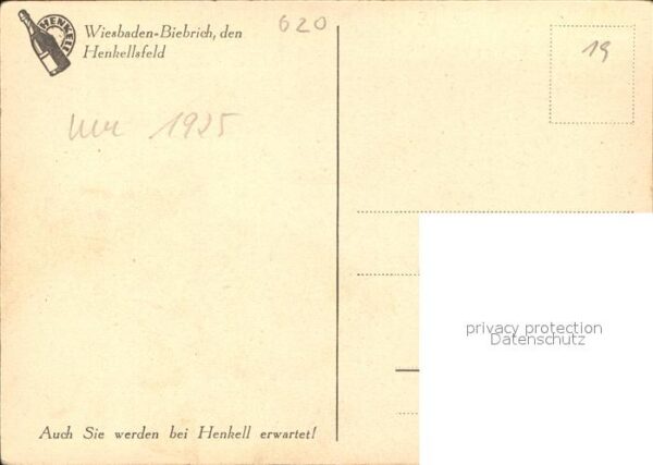 Biebrich Wiesbaden Ehrenhof der Sektkellerei Henkell & Co. – Bild 2