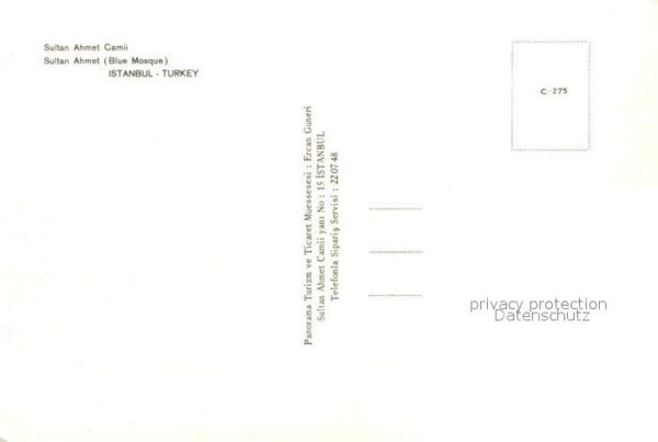 Istanbul Constantinopel Sultan Ahmet Camii – Bild 2