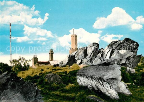 Grosser Feldberg Taunus mit Fernseh UKW und Fernmeldeturm
