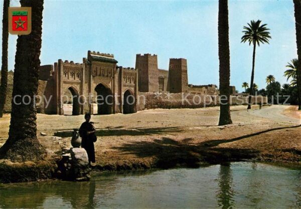 Maroc Marokko Typical town from the south