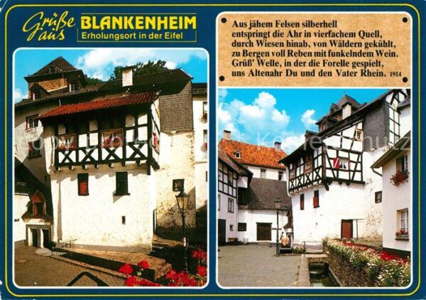 Blankenheim Eifel Dorfmotive Fachwerkhäuser
