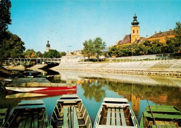 Gyoer Partie am Raba Ufer