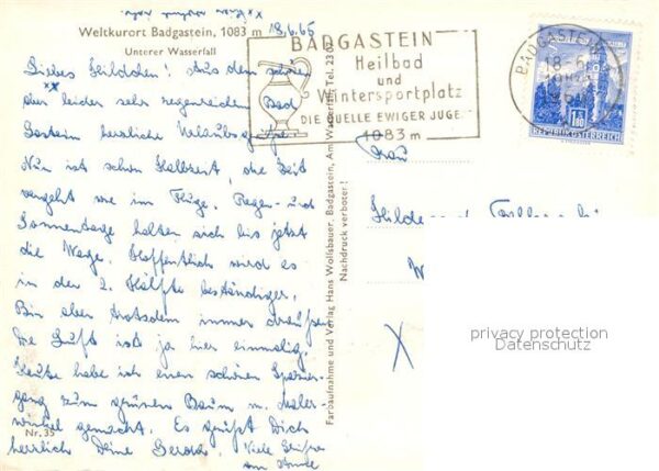 Badgastein Unterer Wasserfall – Bild 2