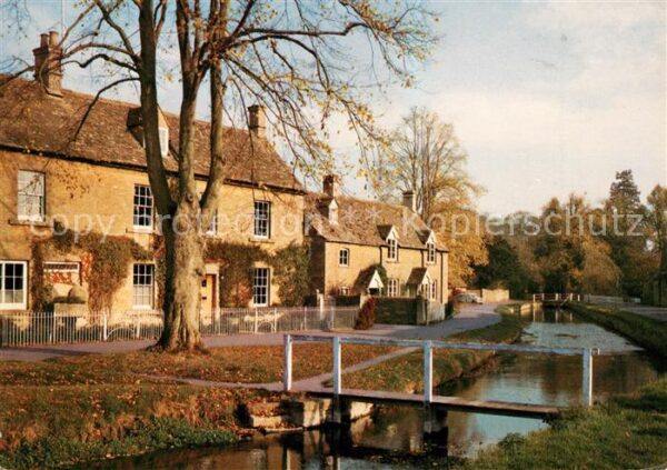 Gloucester Stream flows slowly throug the village