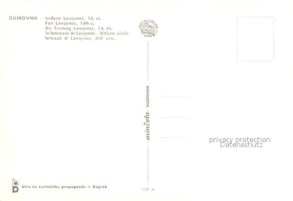 Dubrovnik Ragusa Festung Lovijenac – Bild 2