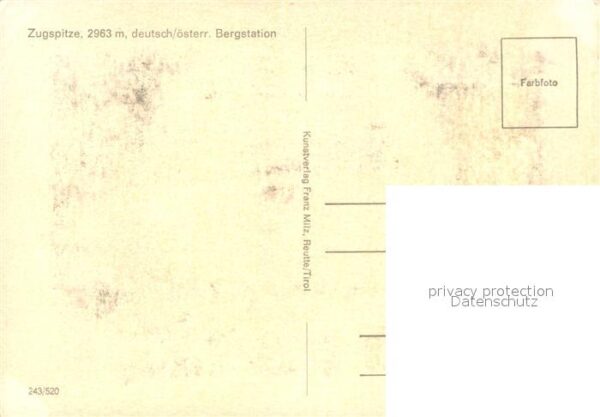 Zugspitze Deutsch österreichische Bergstation Fli – Bild 2