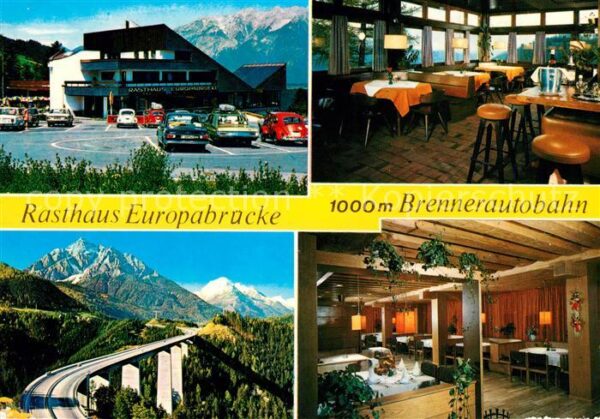 Schoenberg Stubaital Rasthaus Europabrücke Gastraum Brennera