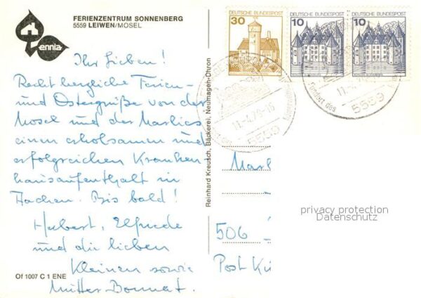 Leiwen Mosel Ferienzentrum Sonnenberg Gaststube Schw – Bild 2