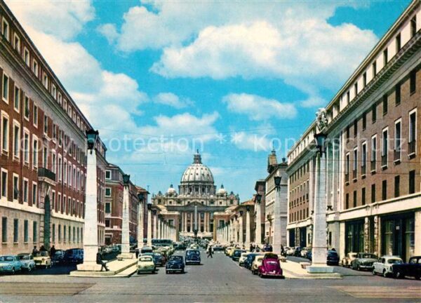 Roma Rom Via della Conciliazione e San Pietro