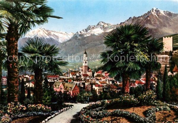 Meran Merano Stadtblick
