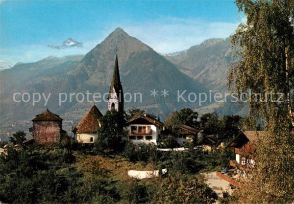 St Georgen Schenna Dorfmotiv