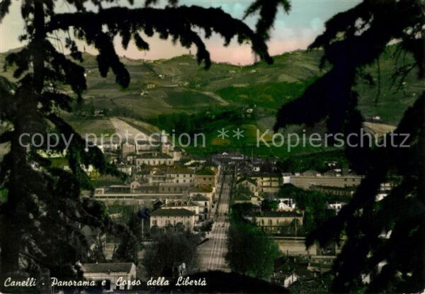 Canelli Panorama e Corso della Liberta