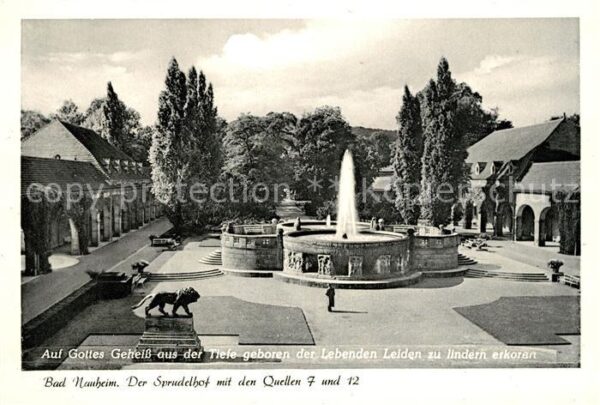 Bad Nauheim Sprudelhof mit Quellen 7 und 12