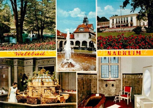 Bad Nauheim Hess Staatsbad Kurhaus Trinkquelle Moor