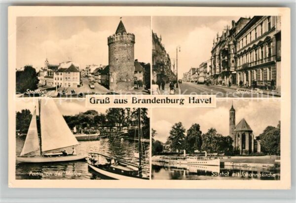 Brandenburg Havel Steintorturm Steinstrasse Malgepartie S