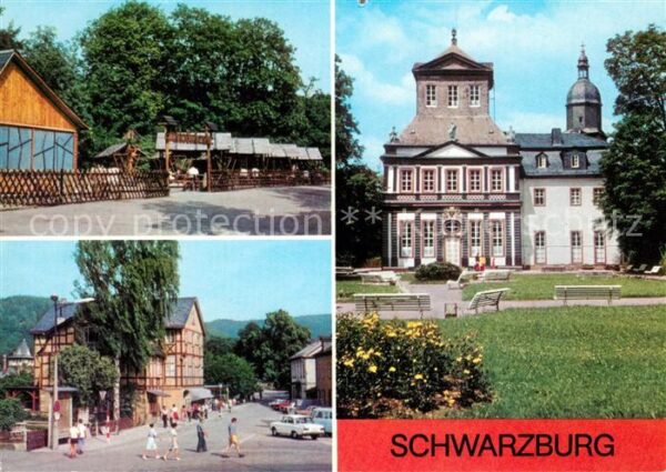 Schwarzburg Thueringer Wald Gaststätte Schlossschenke Kaisersaalgeb