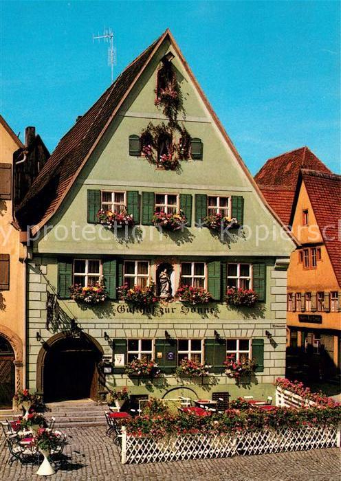 Dinkelsbuehl Gasthof Sonne 1000jährige Stadt