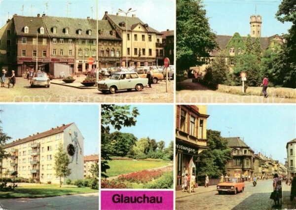 Glauchau Markt Schloss Forderglauchau Strasse de