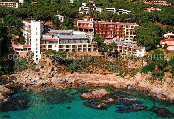 Playa de Aro Cataluna Hotel Capraig Bucht Fliegeraufnahme