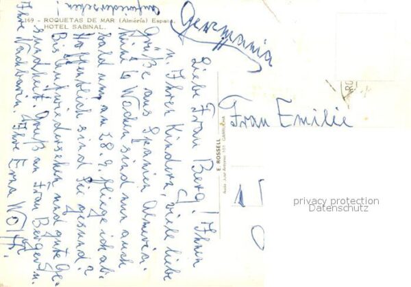 Roquetas de Mar Hotel Sabinal Playa vista aerea – Bild 2