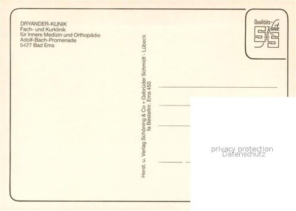 Bad Ems Dryander Klinik Cafe Restaurant Foyer H – Bild 2