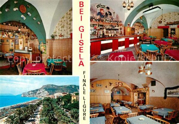 Finale Ligure Gastwirtschaft Cafe Gisela Panorama Küs