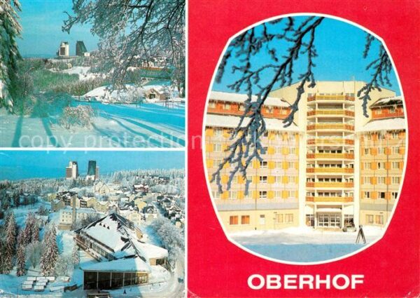 Oberhof Thueringen Interhotel Panorama FDGB Erholungsheim