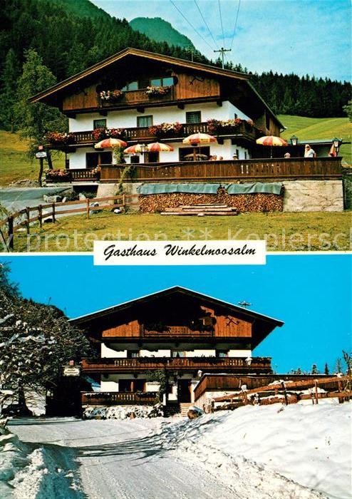 Fieberbrunn Tirol Gasthof Winkelmoosalm im Sommer und im