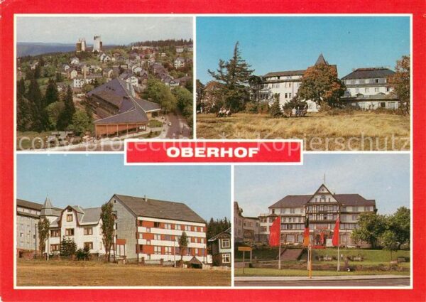 Oberhof Thueringen Interhotel Panorama FDGB Erholungsheim