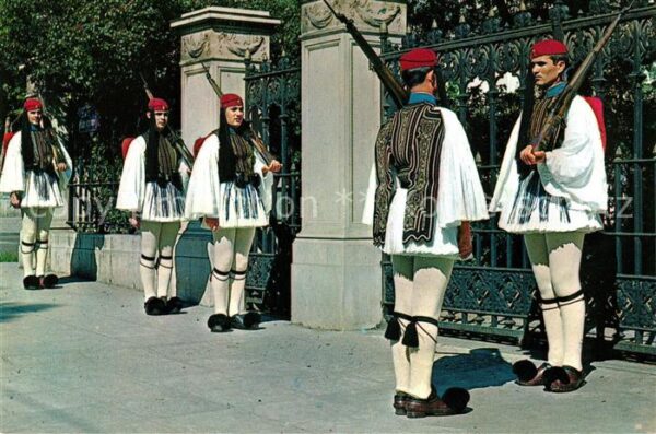 Athenes Athen Evzones Presidential Guard Wache