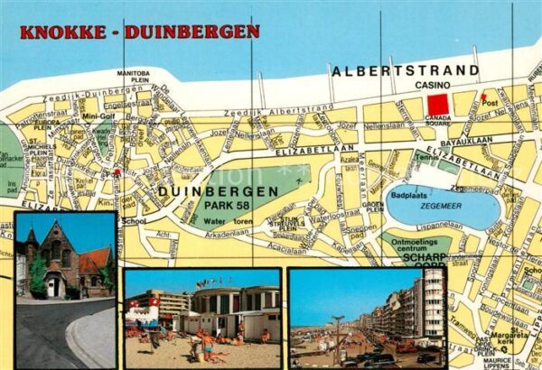 Knokke-Heist Duinbergen Park Albertstrand Strassenpl