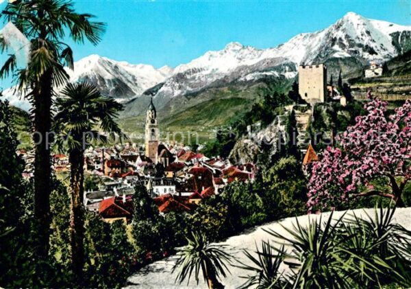 Meran Merano Schloss Panroama