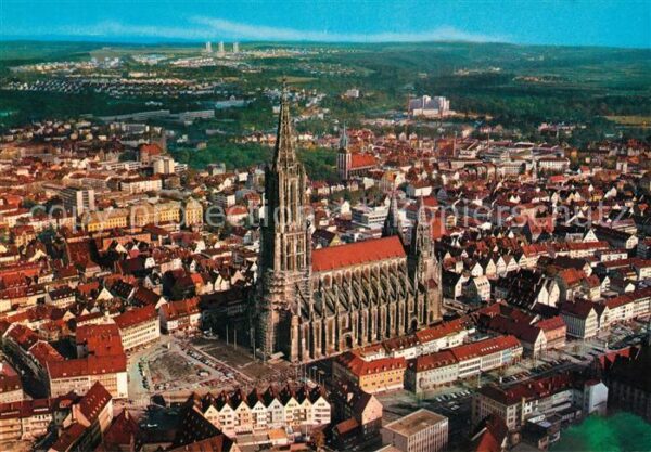 Ulm Donau Fliegeraufnahme Münster