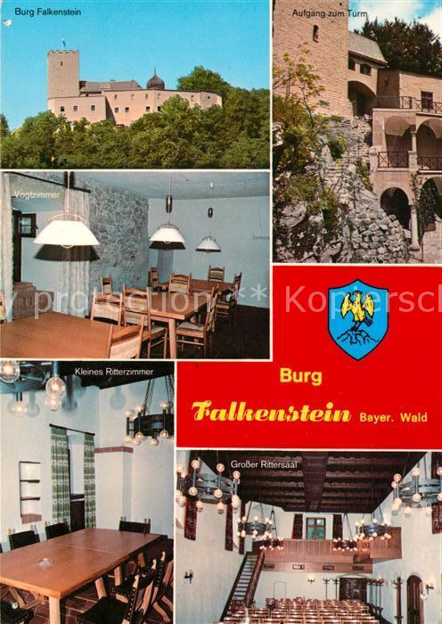 Falkenstein Oberpfalz Burg Aufgang zum Turm Großer Rittersaal