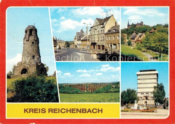 Reichenbach Vogtland Kuhbergturm Netzschkau Friedensplatz My