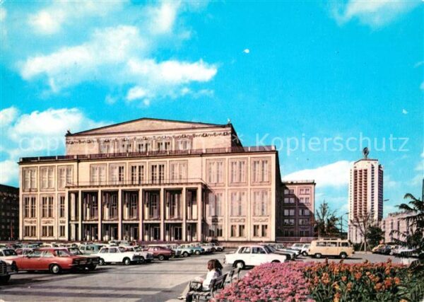 Leipzig Opernhaus Karl Marx Platz