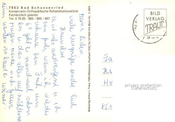 Bad Schussenried Kurklinik am Wald Hallenbad – Bild 2