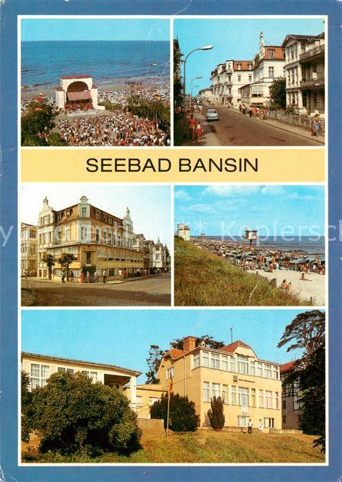 Bansin Ostseebad Konzertpavillon Karl Marx Straße FDGB E