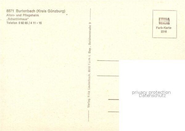 Burtenbach Alten Pflegeheim Schertlinhaus – Bild 2