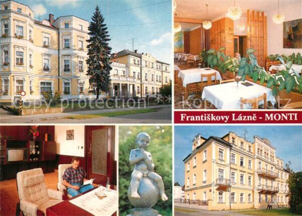 Franzensbad Boehmen Kurhotel Monti
