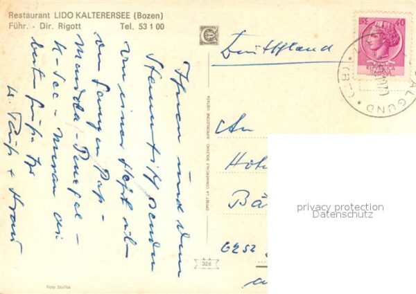 Kalterer See Suedtirol Restaurand Lido – Bild 2