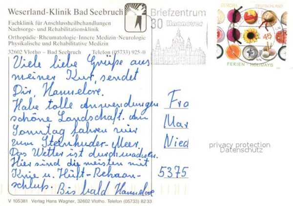 Vlotho Weserland Klinik Bad Seebruch – Bild 2