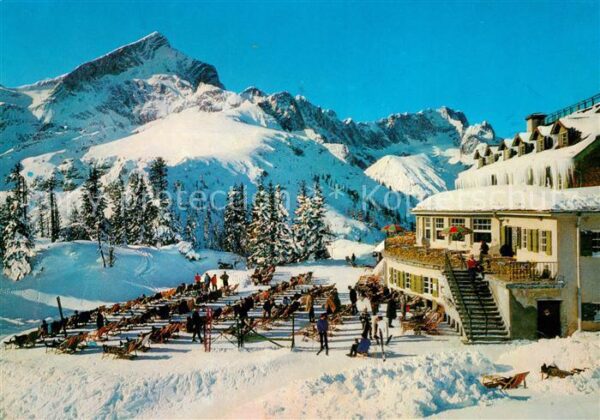 Kreuzeck Osterfelder Kreuzeckhaus Alpspitze Zugs