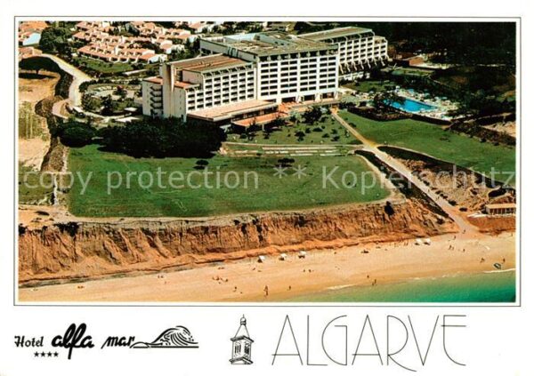 Algarve Fliegeraufnahme Hotel Alfa Mar