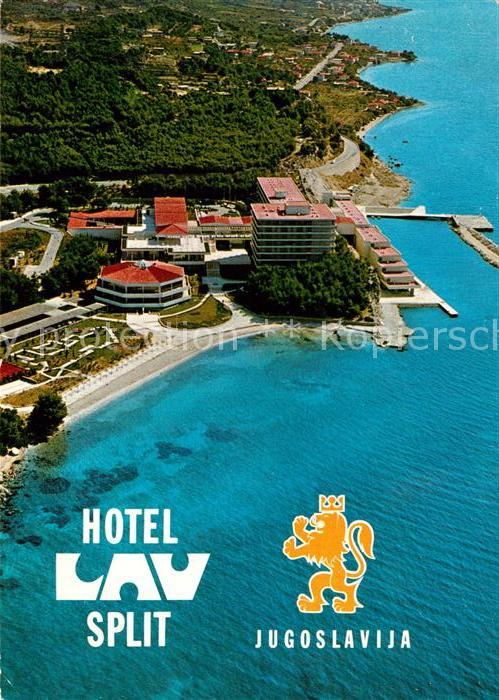 Split Spalato Fliegeraufnahme Hotel Lav